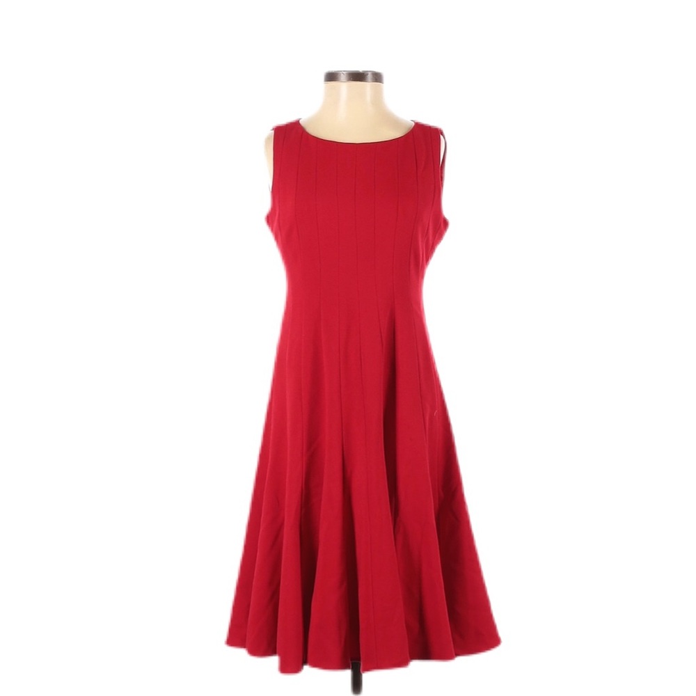 American Living Red Sleeveless Fit Flare Dress NWT